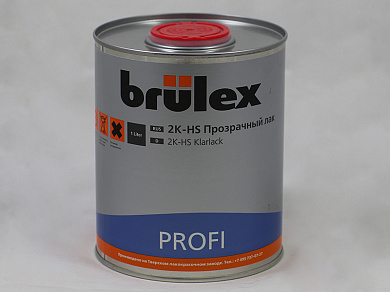 Прозрачный лак Profi  HS, 1 л, BRULEX 30000104