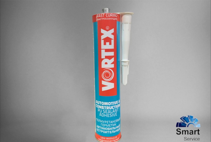 Герметик ПЭ для кузова Vortex черный, 310 мл