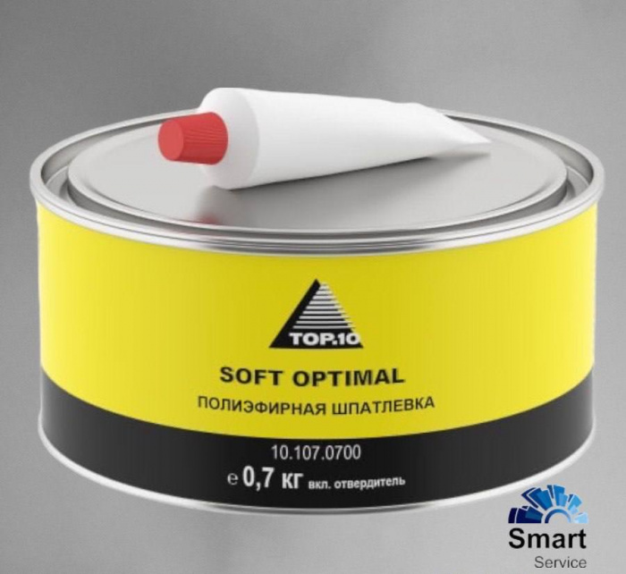 Шпатлевка SOFT OPTIMAL 0,7 кг, ТОП10 10.107.0700 chk