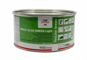 Шпатлевка 2К полиэфирная "Multi Green Glas Light" зелен. (1,3 кг), 158116, CARSYSTEM