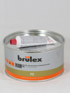Шпатлевка универсальная с отвердителем, 2кг, 988220126X, BRULEX
