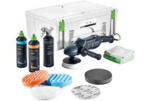 МАШИНКА ПОЛИРОВАЛЬН. УГЛОВАЯ с комплектом полировальн. RAP 150-21 FE-Set Wood FESTOOL, 574907, Festool
