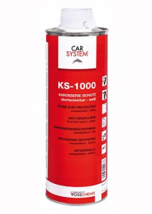 Покрытие KS-1000 антигравийное окрашиваемое черное 1л, 149265, CARSYSTEM