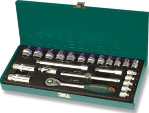 S04H3125S Набор торцевых головок 3/8"DR 6-22 мм, 25 предметов, 047202, JONNESWAY
