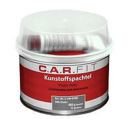 Шпатлевка для пластиков+шпатель 0,5 кг, 2-160-0500, C.A.R.FIT