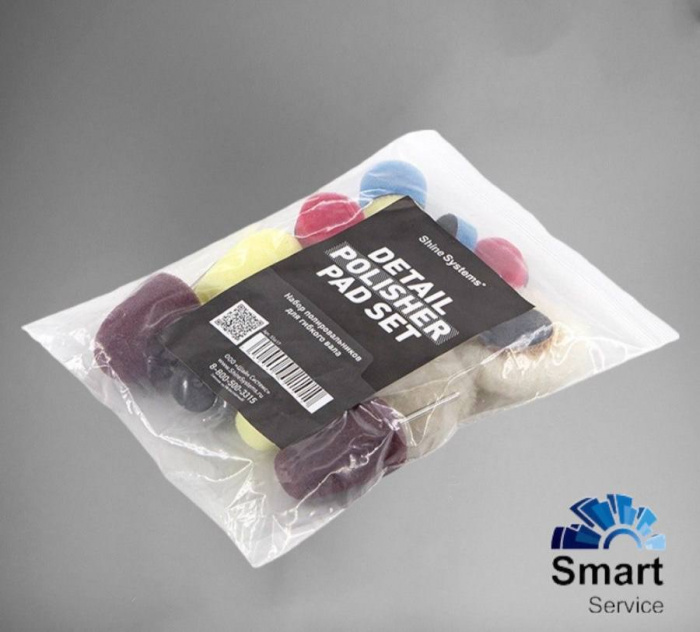 Detail Polisher Pad Set - набор мини-падов для гибкого вала, 20 шт