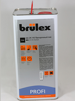 Прозрачный лак Profi  HS, 5 л, BRULEX 30000504