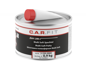 Шпатлевка полиэфирная Multi Soft 0,9 кг Black Label, 2-250-0900 chk, C.A.R.FIT