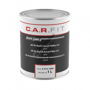 Грунт высоконаполняющий 5:1 серый 1л Black Label, 4-414-1000 chk, C.A.R.FIT