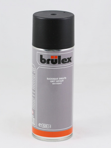 Эмаль Brulex черная матовая, спрей 520 мл, 34351, BRULEX