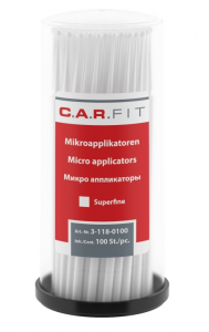 Аппликаторы для удаления дефектов ЛКМ Superfine уп/100шт, 3-118-0100 chk, C.A.R.FIT