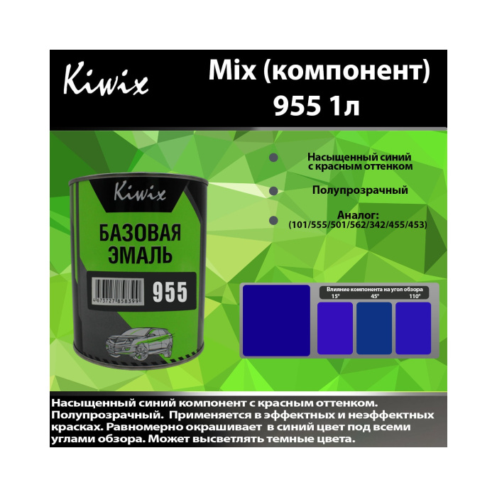 955 КИВИКС, Синий ,1л