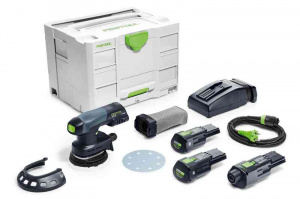 ШЛИФМАШ. ЭКСЦЕНТРИК, акк., компл.  в контейнере  T-Loc  ETSC 125 Li 3,1 I-Set, 575712, Festool