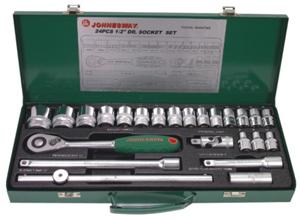 S04H4724S Набор торцевых головок 1/2"DR 8-34 мм, 24 предмета, 047483, JONNESWAY