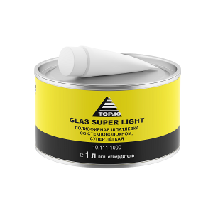 Шпатлевка GLAS SUPER LIGHT 1 л, 10.111.1000, ТОП10