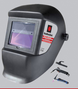 Маска сварщика автоматическая MIG - MASK LCD 9/13, MS09130, RedHotDot