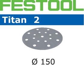 Шлифовальный круг FESTOOL D150 Titan 2 P180, комплект из 100 шт. STF D150/16 P180 TI2/100, 496635, Festool