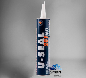 Клей полиуретановый для стекол U-Seal 201 Fast (быстрый) 310 мл, 122201700, U-Seal