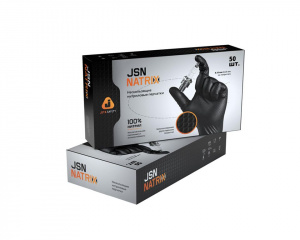 Перчатки нитриловые Натрикс 50 шт в упаковке размер L, JSN 50 NATRIX BL 09/L, JetaPro