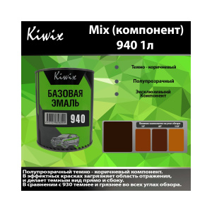 Краска 940 КИВИКС, Медный ,1л, KW94010, Kiwix