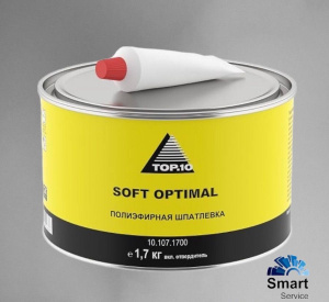 Шпатлевка SOFT OPTIMAL 1,7 кг ( 8 шт в коробке), 10.107.1700, ТОП10