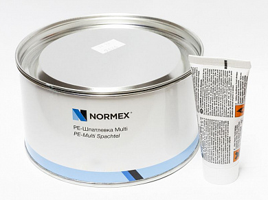 Шпатлевка Multi с отвердителем 1 кг, Normex S161000