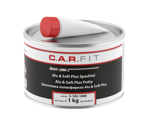 Шпатлевка с алюминием Alu&Soft Plus 1кг, 2-182-1000, C.A.R.FIT