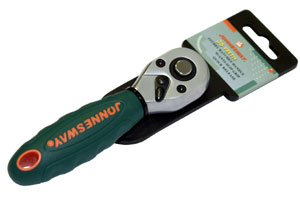 R2903B Трещотка короткая силовая 3/8"DR 36 зубцов, 135 мм, 047156, JONNESWAY