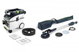 Машинка шлиф. PLANEX-E, компл. с аппаратом пылеуд.  LHS-E 225/CTL36-Set, 575447, Festool