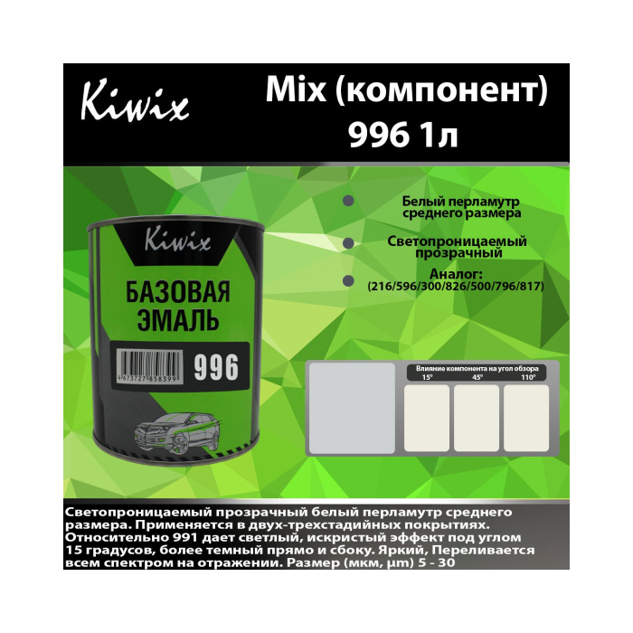 996 КИВИКС, Ксираллик ,1л