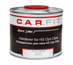 Отвердитель для лака HS Opti Clear 0,5л Black Label, 7-330-0500 chk, C.A.R.FIT