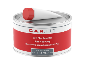Шпатлевка полиэфирная Soft Plus, 1,8кг, 2-124-1800, C.A.R.FIT
