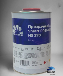 Прозрачный лак Smart PREMIER HS 270 1 л, 270.1000, SMARTSERVICE