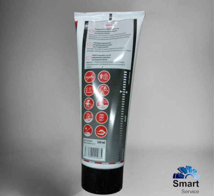 Абразивная полировальная паста с саморазрушающимся зерном, Ipolish Zero Premium, уп. 250мл 
