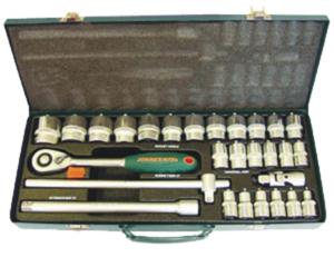 S04H4728S Набор торцевых головок  1/2"DR 8-34 мм, 28 предметов, 047534, JONNESWAY