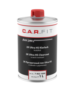 Прозрачный лак BLACK LABEL ULTRA HS, 1л, 7-402-1000, C.A.R.FIT