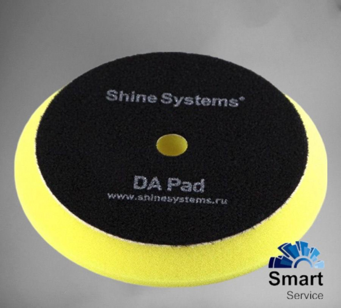 Полировальный круг антиголограммный желтый, 75 мм - DA Foam Pad Yellow
