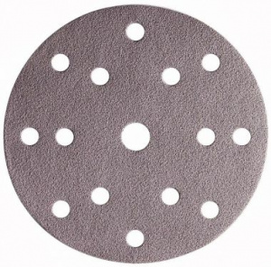 Шлиф мат на бум основе липучка Q.SILVER ACE 150мм 15отв P240 (100 шт в упак), 3261109925 chk, Mirka