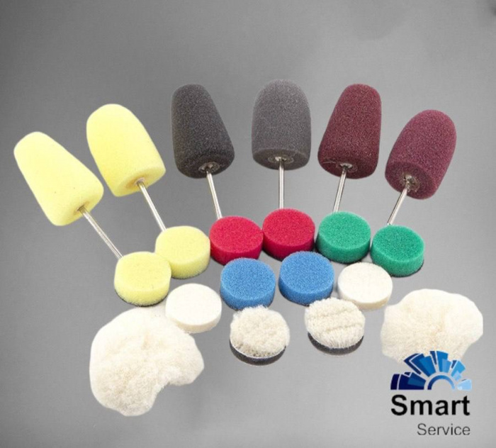 Detail Polisher Pad Set - набор мини-падов для гибкого вала, 20 шт
