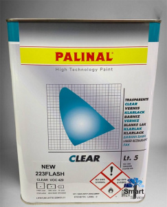 Прозрачный лак "FLASH" 5 л. 2К UHS, 223FLASH5, PALINAL