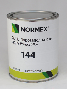 Порозаполнитель 2К-HS-Fuller 144 светло-серый, 1л, 10005105 chk, Normex