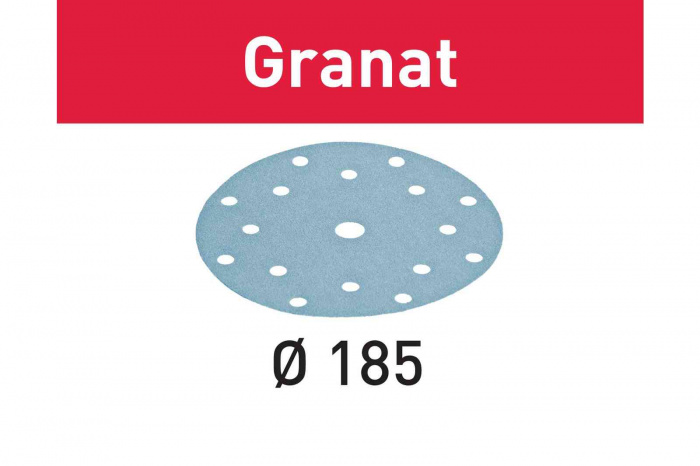Мат.шлиф. Granat P 120, компл. из 100 шт. STF D185/16 P 120 GR 100X FESTOOL