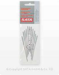 SATA Набор для чистки пистолетов, 10 двусторонних щёток, 9209, SATA