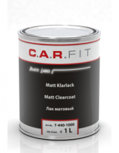 Матовый лак BLACK LABEL , 1л, 7-440-1000, C.A.R.FIT
