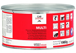 Шпатлевка 2К полиэфирная универсальная "Multi" беж. (2кг), 127977, CARSYSTEM