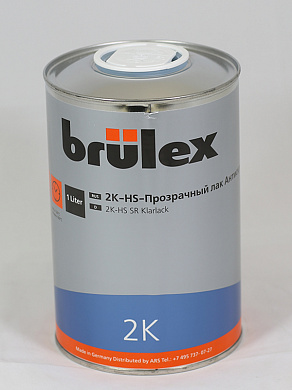 Прозрачный лак Антискретч HS, 1 л, BRULEX 931110126