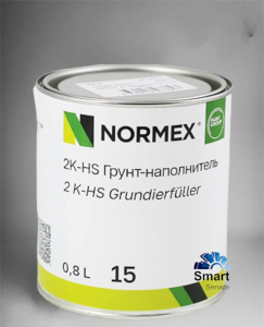 Грунт-наполнитель Normex 15, серый, 0,8л, 3430020, Normex