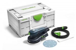 ШЛИФМАШ. ЭКСЦЕНТРИК., компл. в контейнере Sys3 ETS EC 125/3 EQ-Plus, 576341, Festool