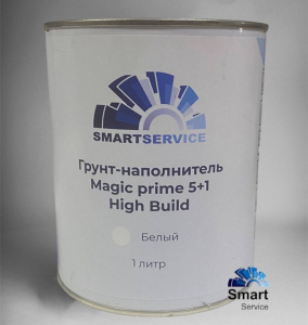 Грунт-наполнитель Smart Magic Prime 464 5+1 белый 1 л, 464.1000, SMARTSERVICE