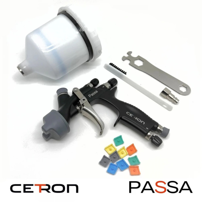 Краскопульт CETRON PASSA LVLP 1.4мм (Разрезная дюза)